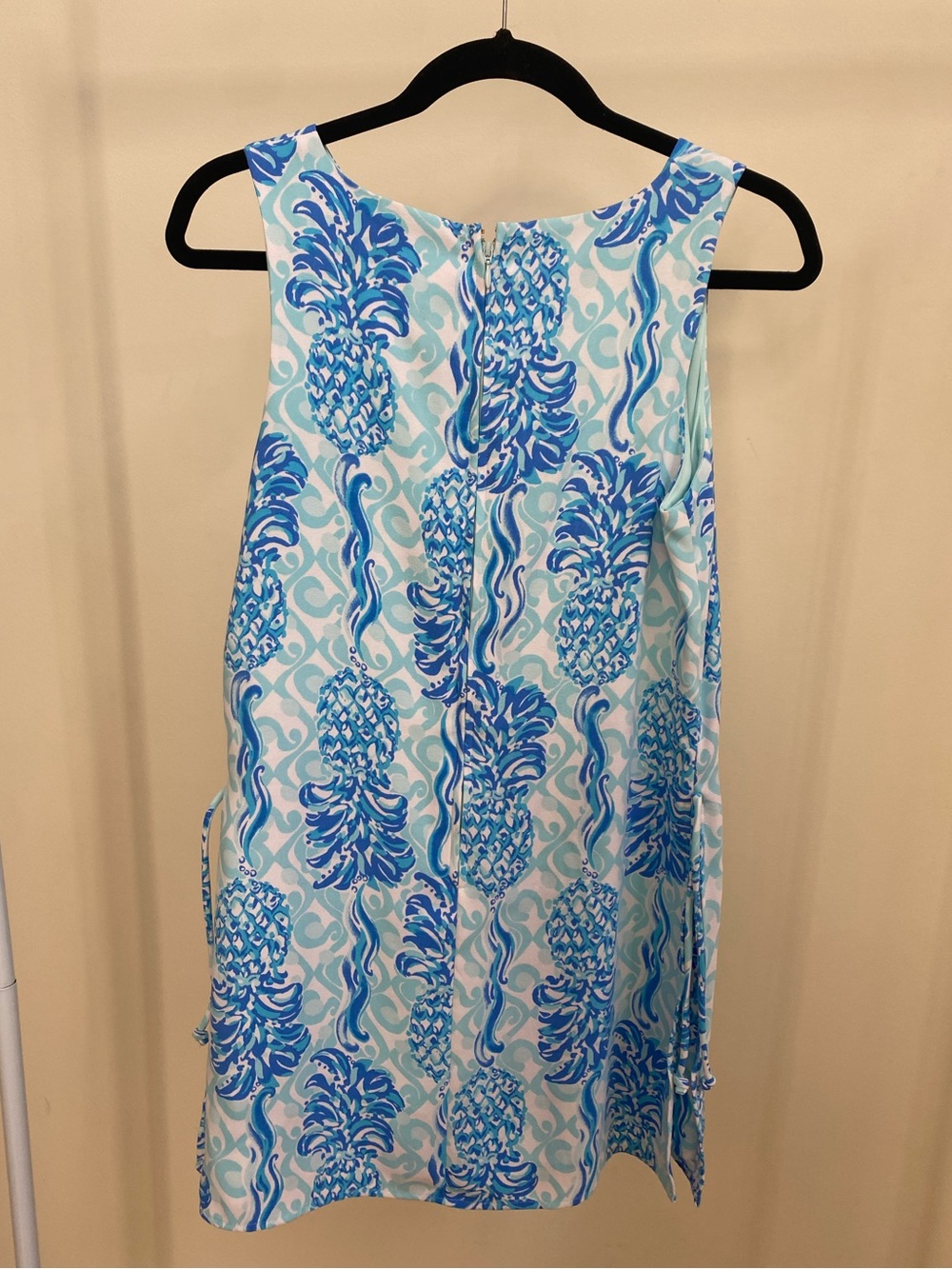 NWOT Lilly Pulitzer Donna romper dress Bennet Blue "Out of the Blue" Sz 4 - Picture 4 of 7